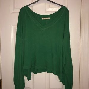 Free People Green Buffy T-Shirt